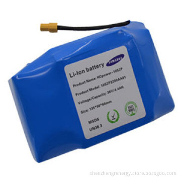 18650 lithium battery pack for hoverboard 36V 4.4Ah